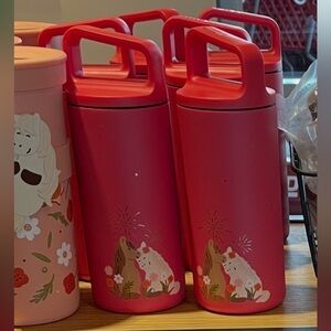 Lot of 2: 2026 lunar year of the horse stainless steel tumblers